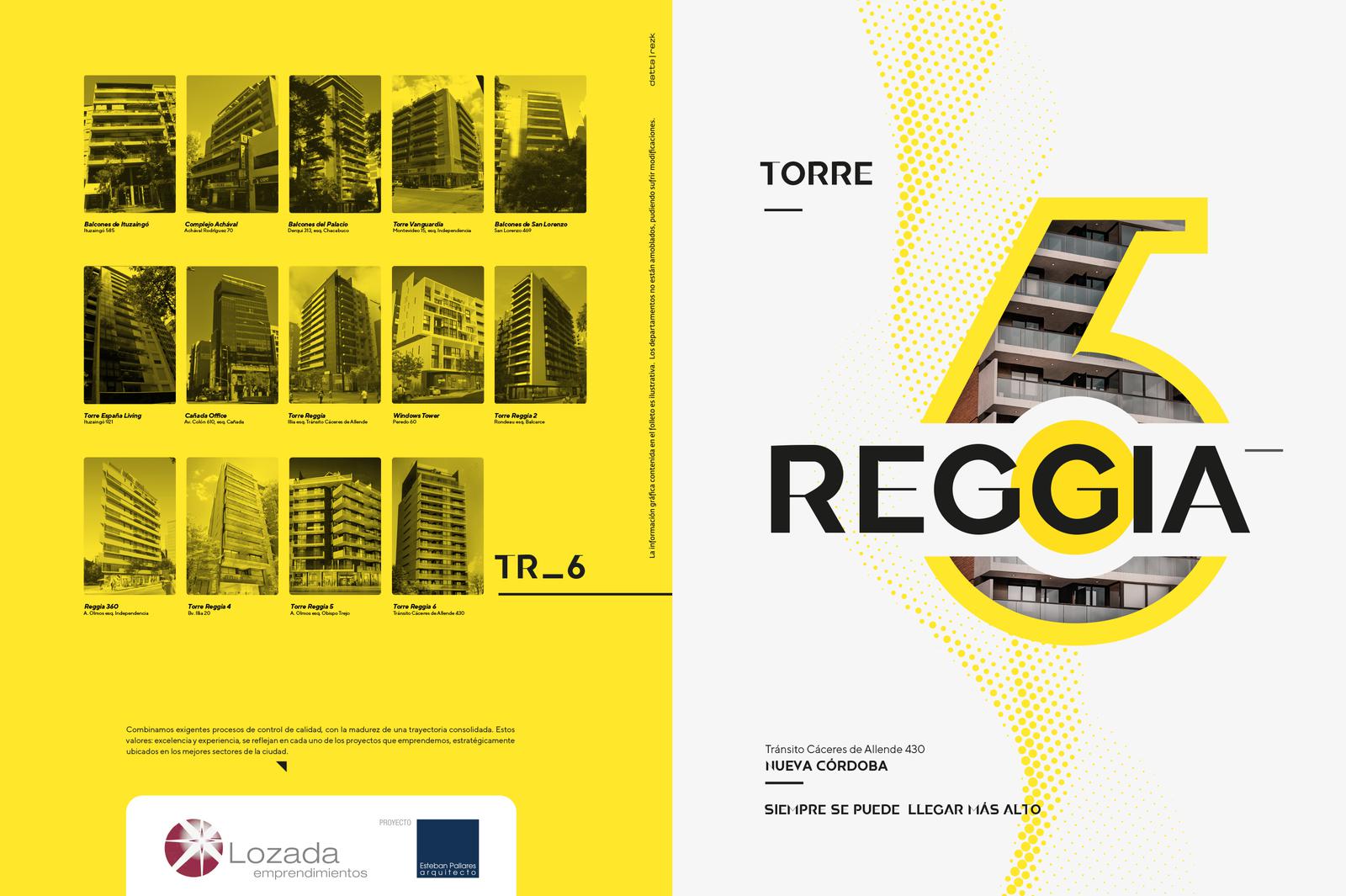 Torre Reggia 6 - Departamentos a estrenar de 2 dormitorios con balcón