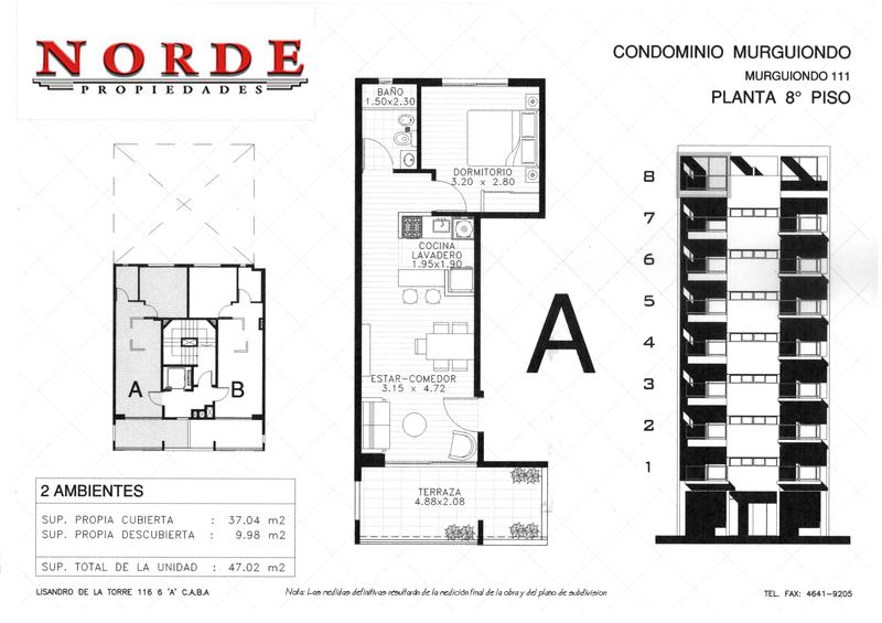 VENTA  LINIERS  MURGUIONDO 111  2 AMBIENTES  A ESTRENAR