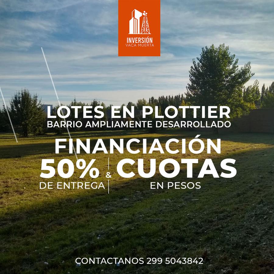 LOTES EN PLOTTIER 450 M2 CON FINANCIACIÓN