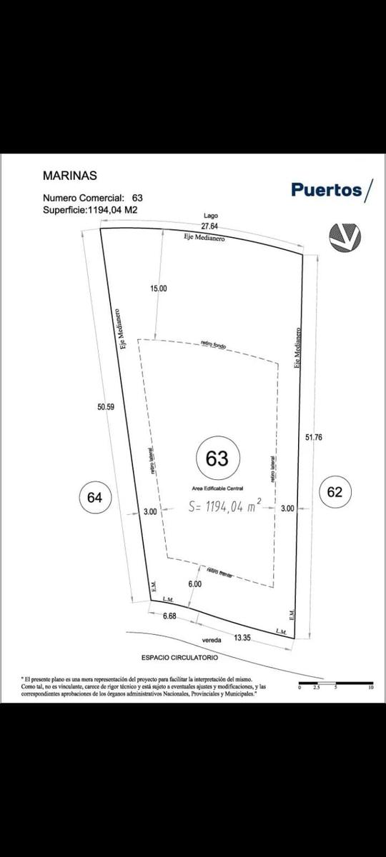 Lote venta Marinas Puertos del Lago