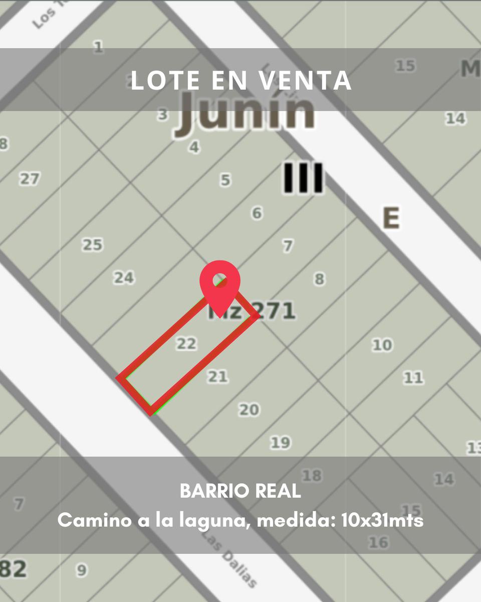 Terreno en venta en barrio Real en Junin