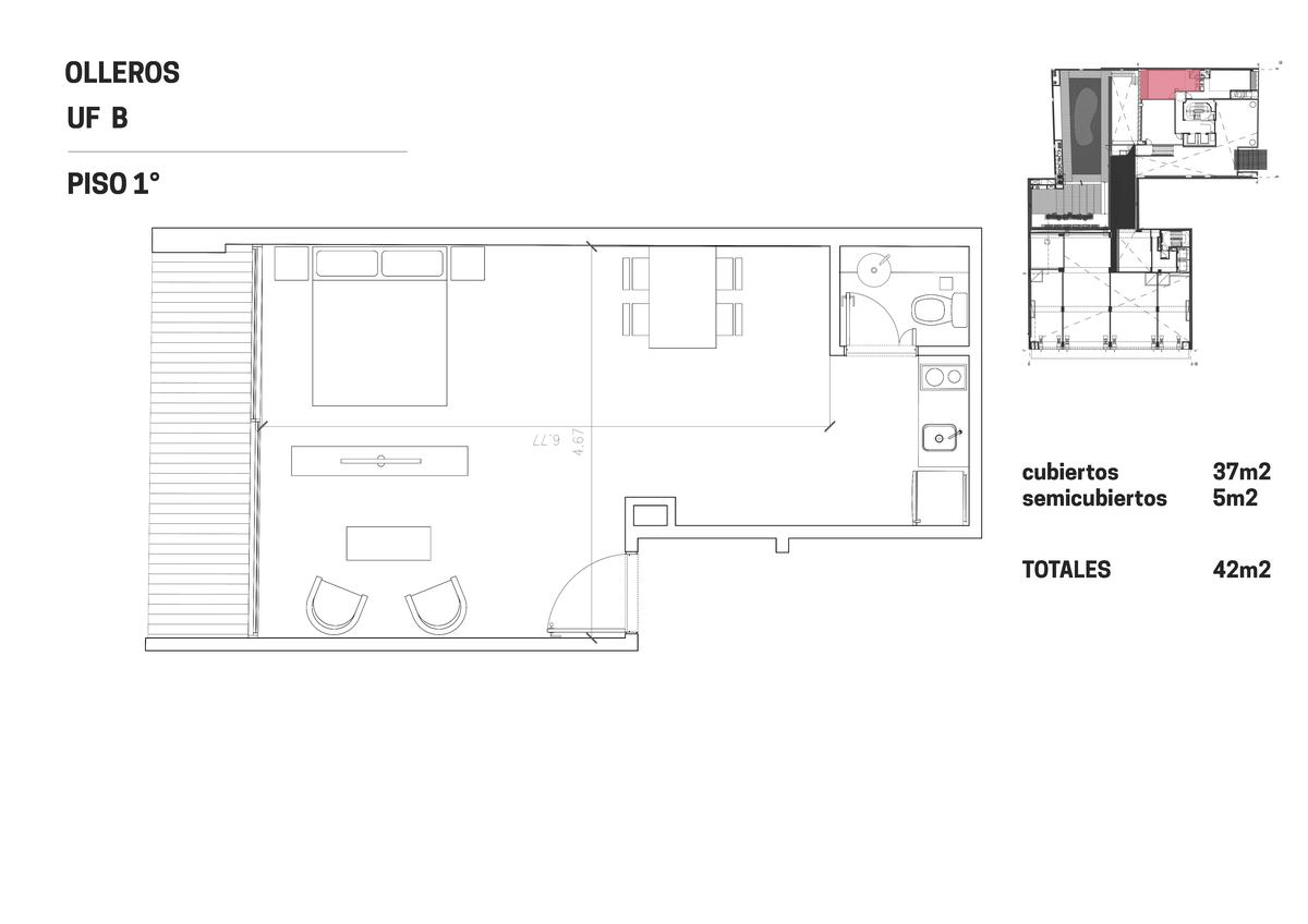 Departamento - Colegiales