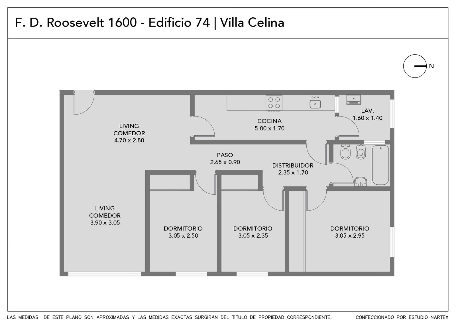 Departamento 4 ambientes en Villa Celina  Apto Crédito