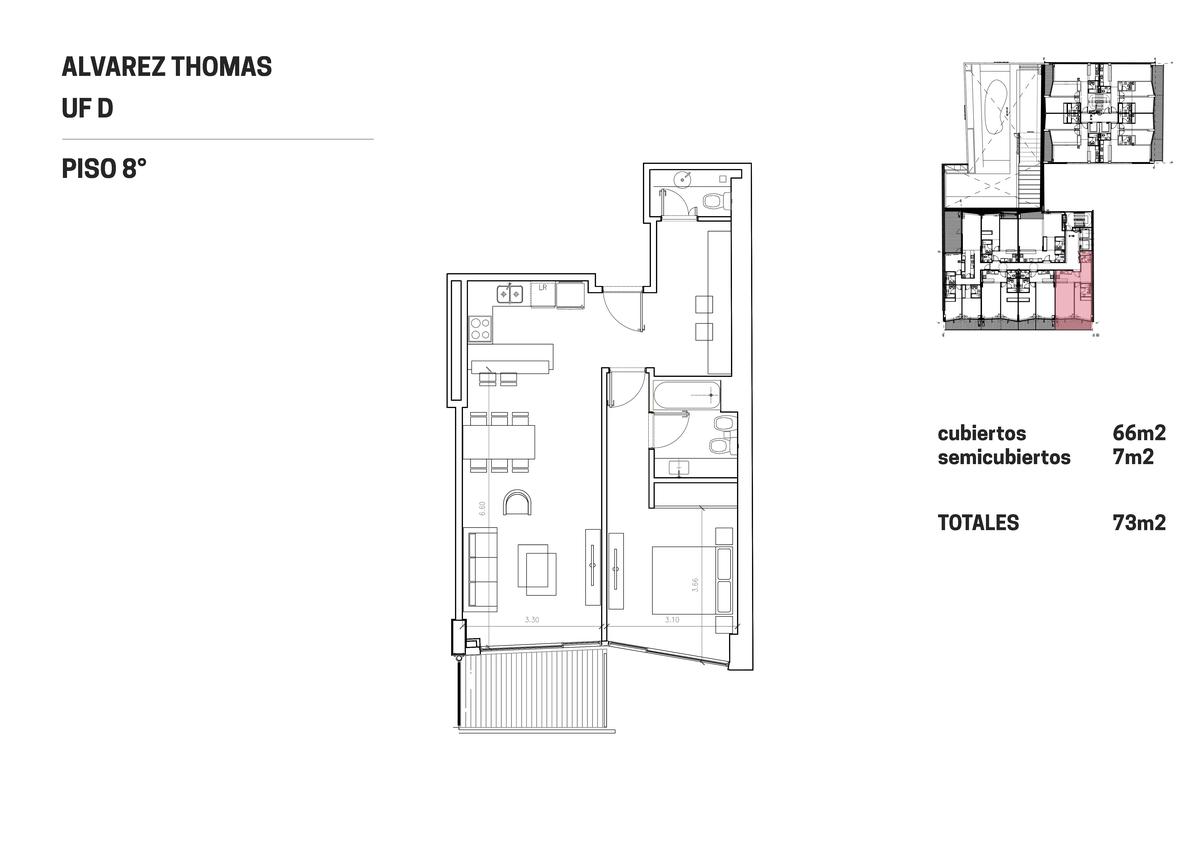 Departamento - Colegiales