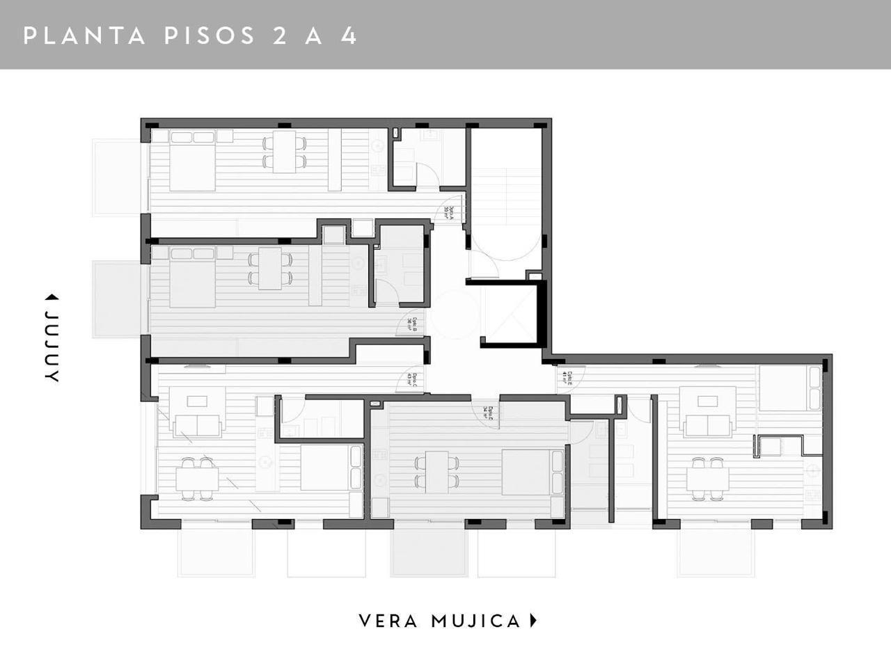 Departamento en  Jujuy  - Esquina Vera Mujica, Rosario, Pichincha al 3200