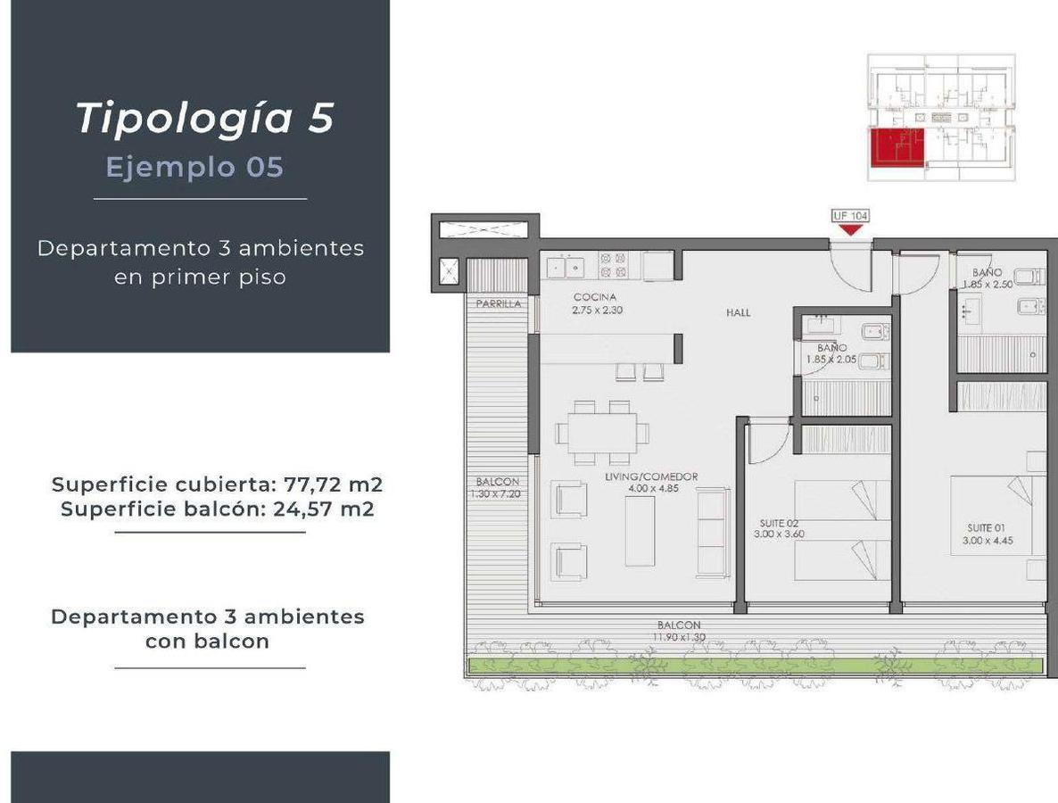 Canning- Venta departamento tres ambientes - Categoría con financiación, amenities y seguridad 24hs