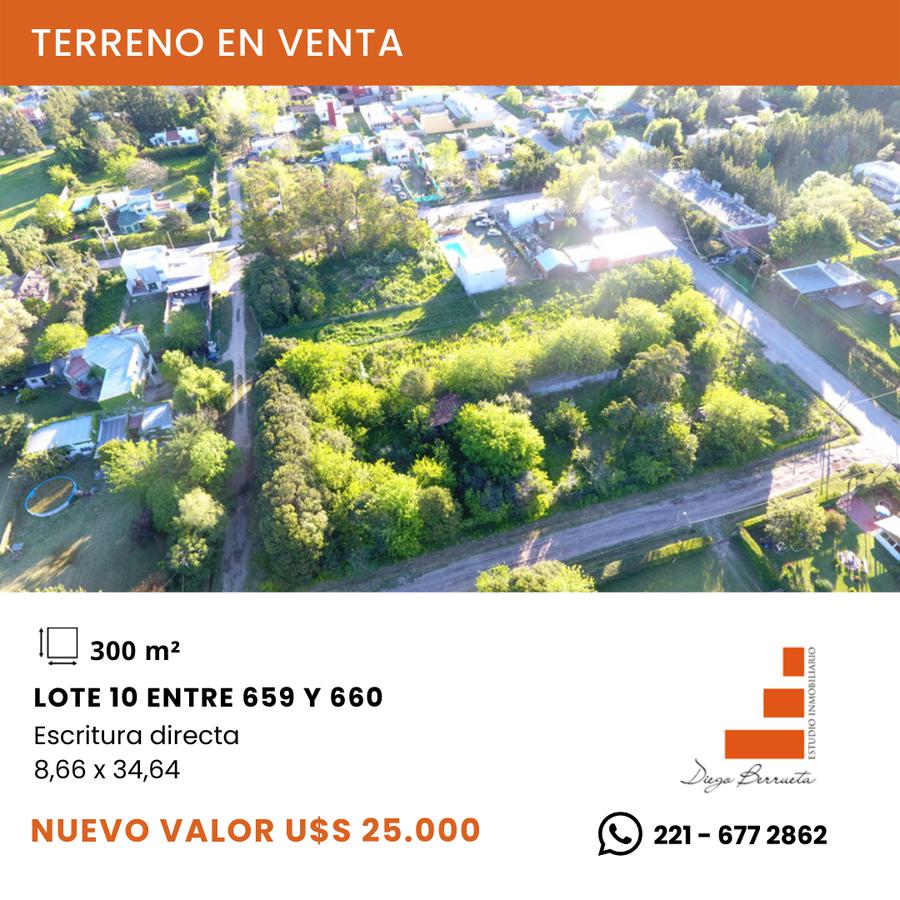 Lote en  venta en Sicardi La Plata