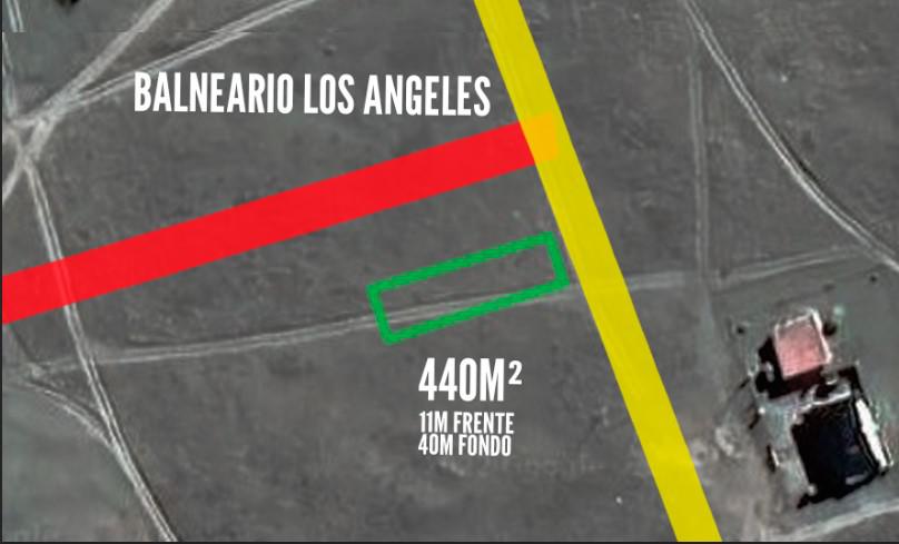 Terreno en venta - 440 mts2 - Balneario Los Angeles