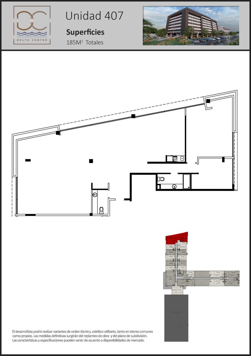 VENTA DEPARTAMENTO-OFICINA  4to piso NORDELTA TIGRE