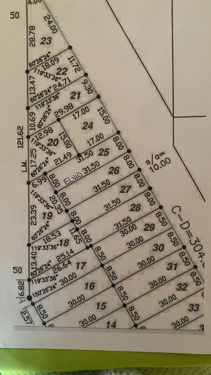 Terreno en  Barrio los Contadores