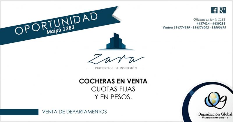 VENTA. Cocheras. Zara III. Maipú 1282, San Luis