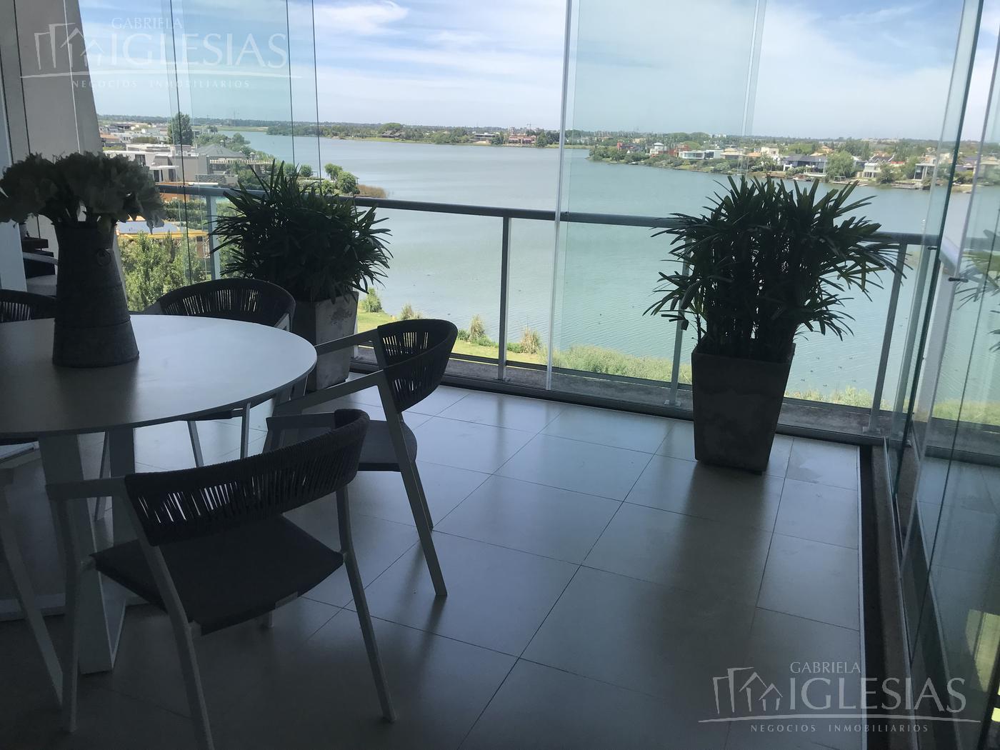 Departamento con vista al lago central en venta - Barrio Yoo, Nordelta