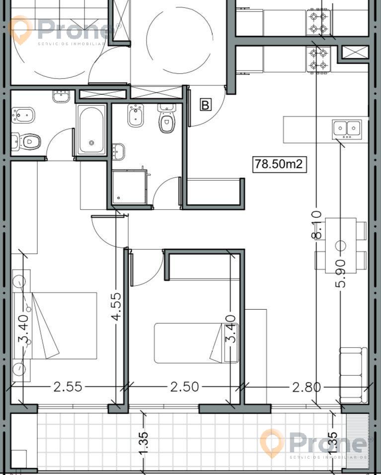 Departamento en Centro