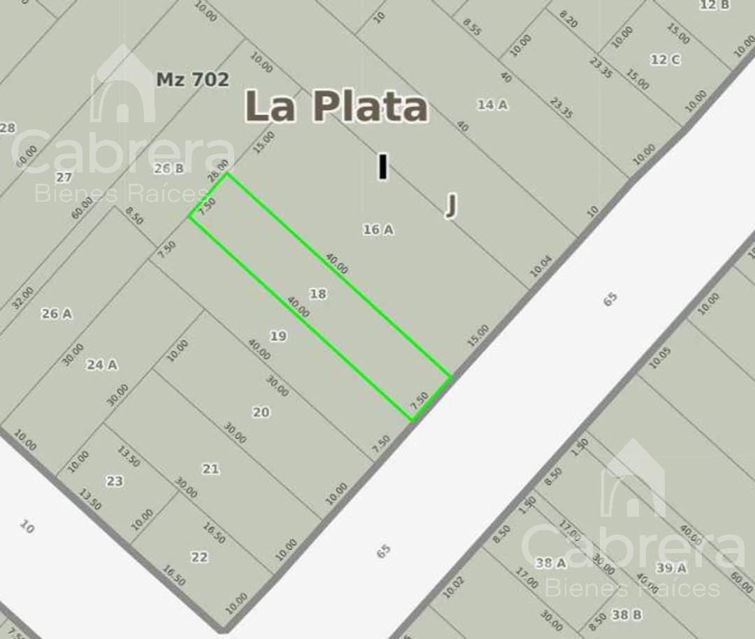 Terreno en  venta en La Plata